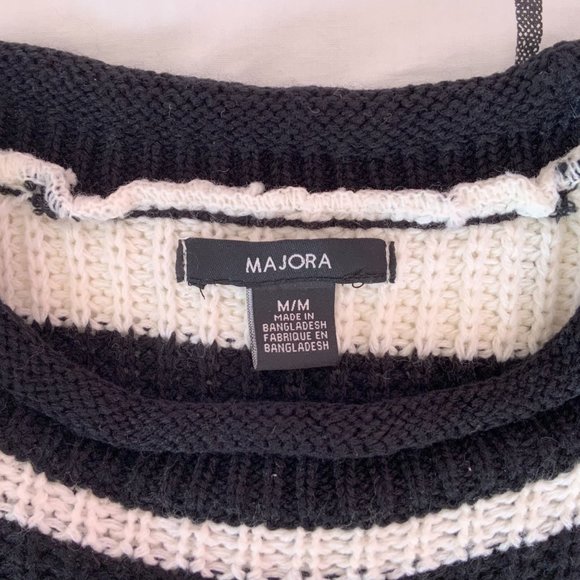 MAJORA Striped Knit Sweater - Picture 3 of 5